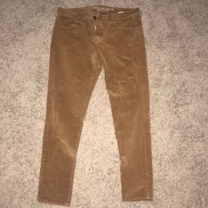 Khaki corduroy American Eagle jeans